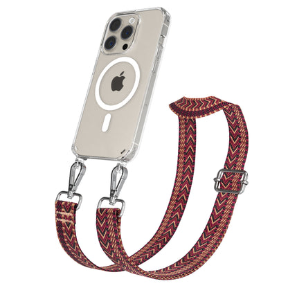 Apple iPhone 15 Pro Handykette MagSafe mit Boho Band EAZY CASE Neck Strap 