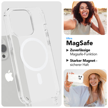 Apple iPhone 15 Pro Handykette MagSafe mit Boho Band EAZY CASE Neck Strap 