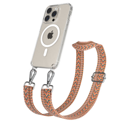 Apple iPhone 15 Pro Handykette MagSafe mit Boho Band EAZY CASE Neck Strap 