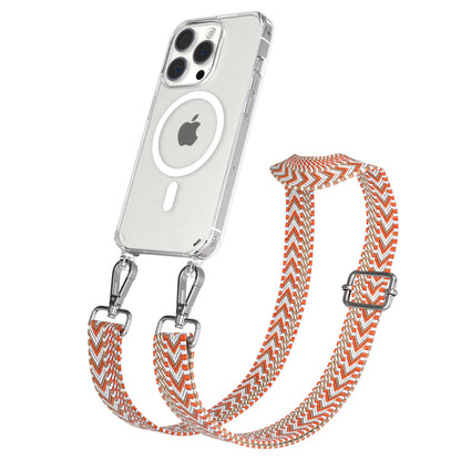 Apple iPhone 15 Pro Handykette MagSafe mit Boho Band EAZY CASE Neck Strap 