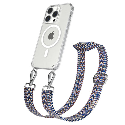 Apple iPhone 15 Pro Handykette MagSafe mit Boho Band EAZY CASE Neck Strap 