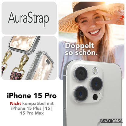 Apple iPhone 15 Pro Handykette MagSafe mit Boho Band EAZY CASE Neck Strap 