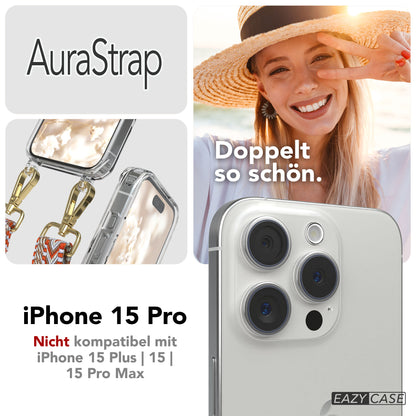 Apple iPhone 15 Pro Handykette MagSafe mit Boho Band EAZY CASE Neck Strap 
