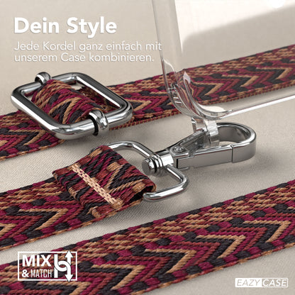 iPhone 15 Pro Max Handykette MagSafe mit Boho Band verstellbar 