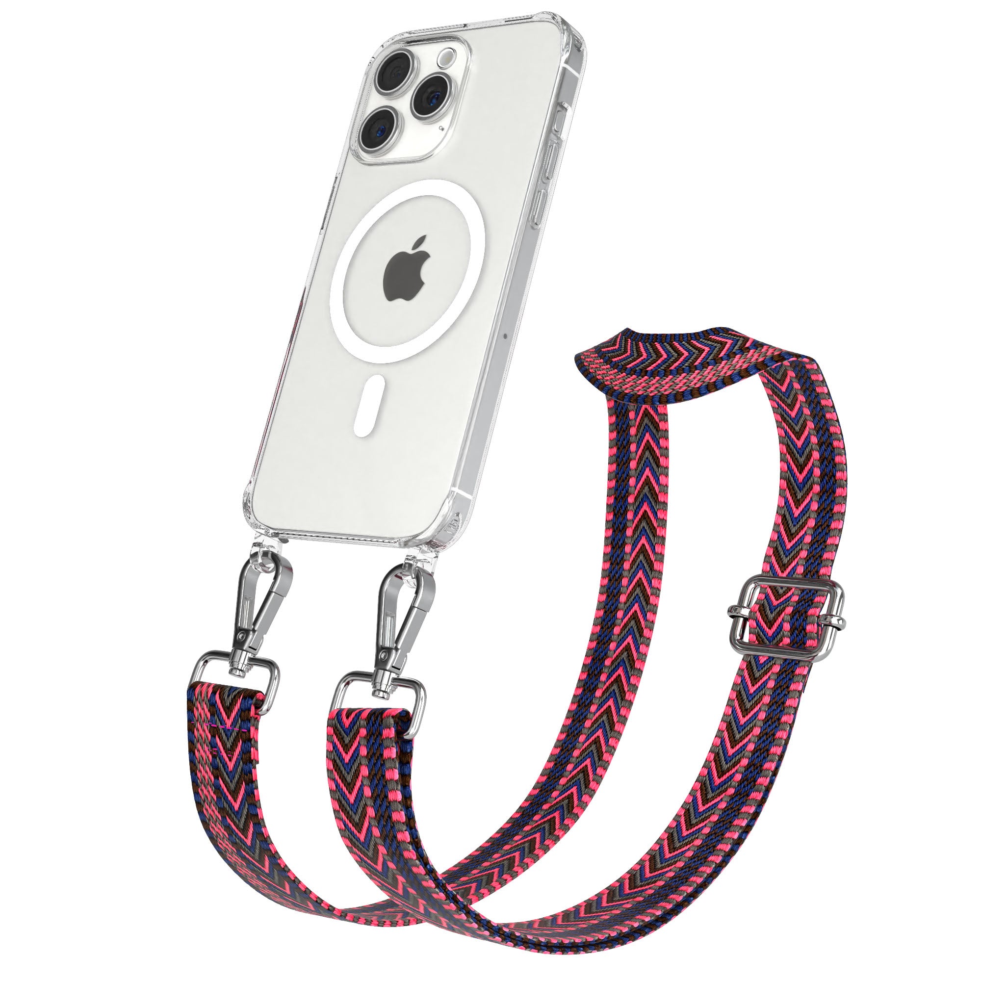 iPhone 15 Pro Max Handykette MagSafe mit Boho Band verstellbar 
