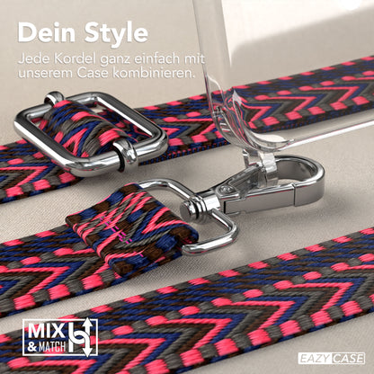 iPhone 15 Pro Max Handykette MagSafe mit Boho Band verstellbar 