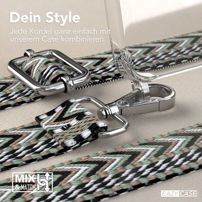 iPhone 15 Pro Max Handykette MagSafe mit Boho Band verstellbar 