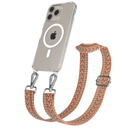 iPhone 15 Pro Max Handykette MagSafe mit Boho Band verstellbar 