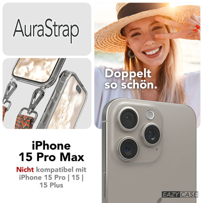 iPhone 15 Pro Max Handykette MagSafe mit Boho Band verstellbar 