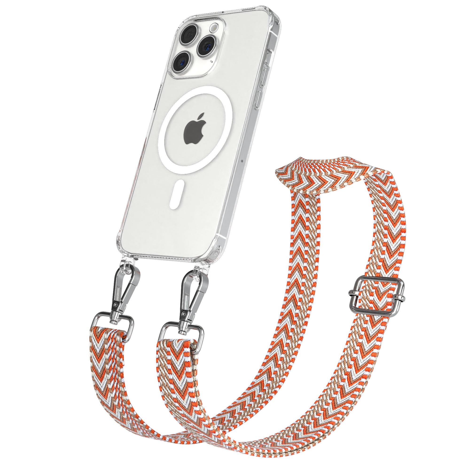 iPhone 15 Pro Max Handykette MagSafe mit Boho Band verstellbar 
