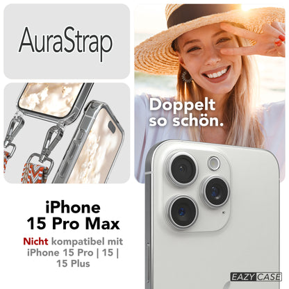 iPhone 15 Pro Max Handykette MagSafe mit Boho Band verstellbar 