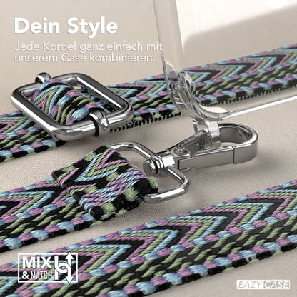 iPhone 15 Pro Max Handykette MagSafe mit Boho Band verstellbar 