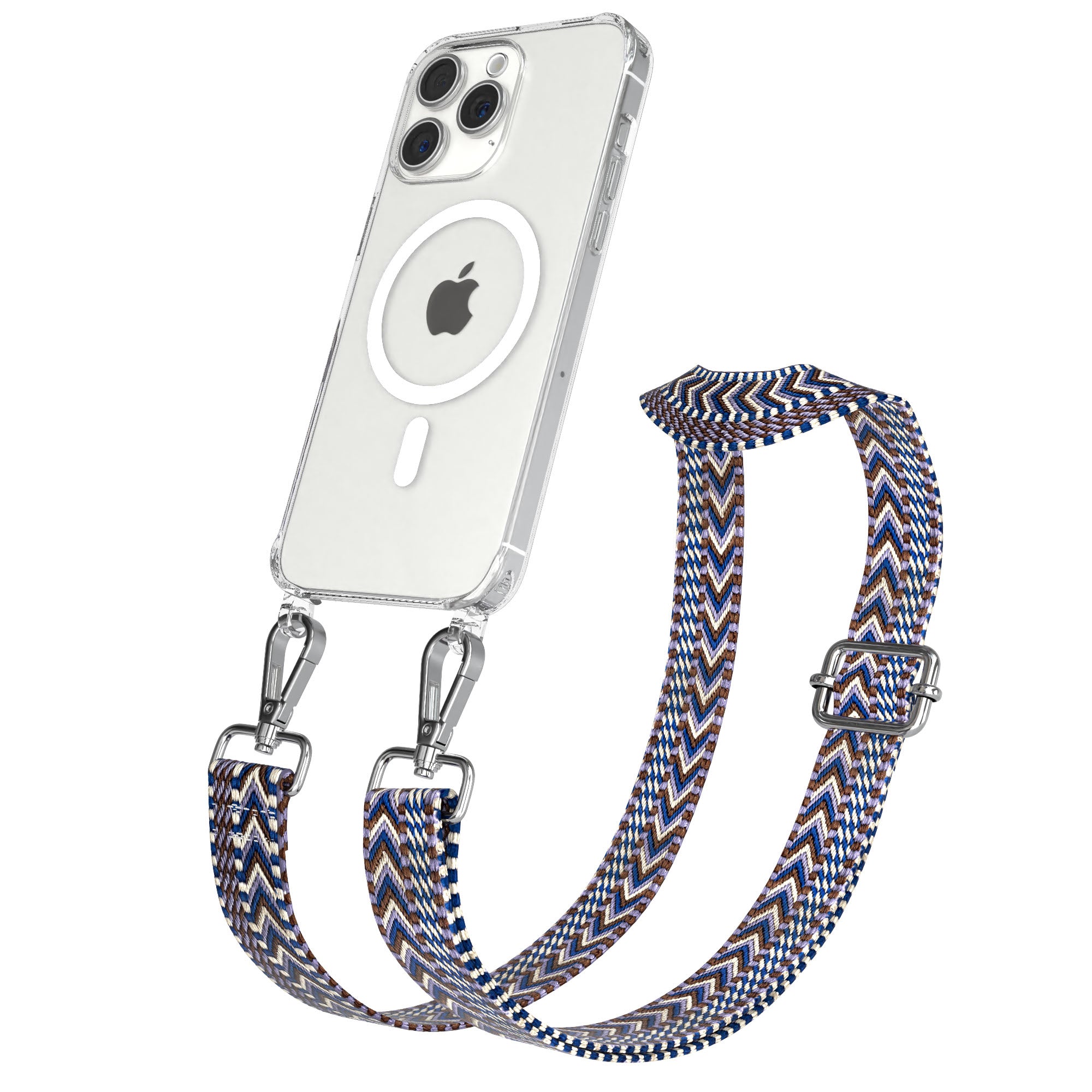 iPhone 15 Pro Max Handykette MagSafe mit Boho Band verstellbar 