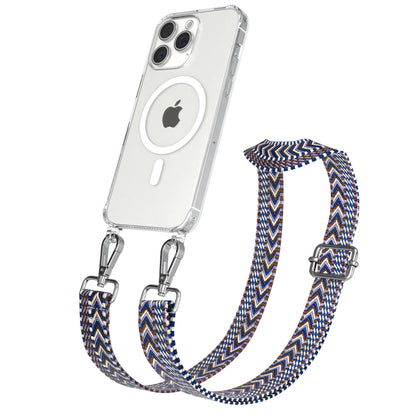 iPhone 15 Pro Max Handykette MagSafe mit Boho Band verstellbar 