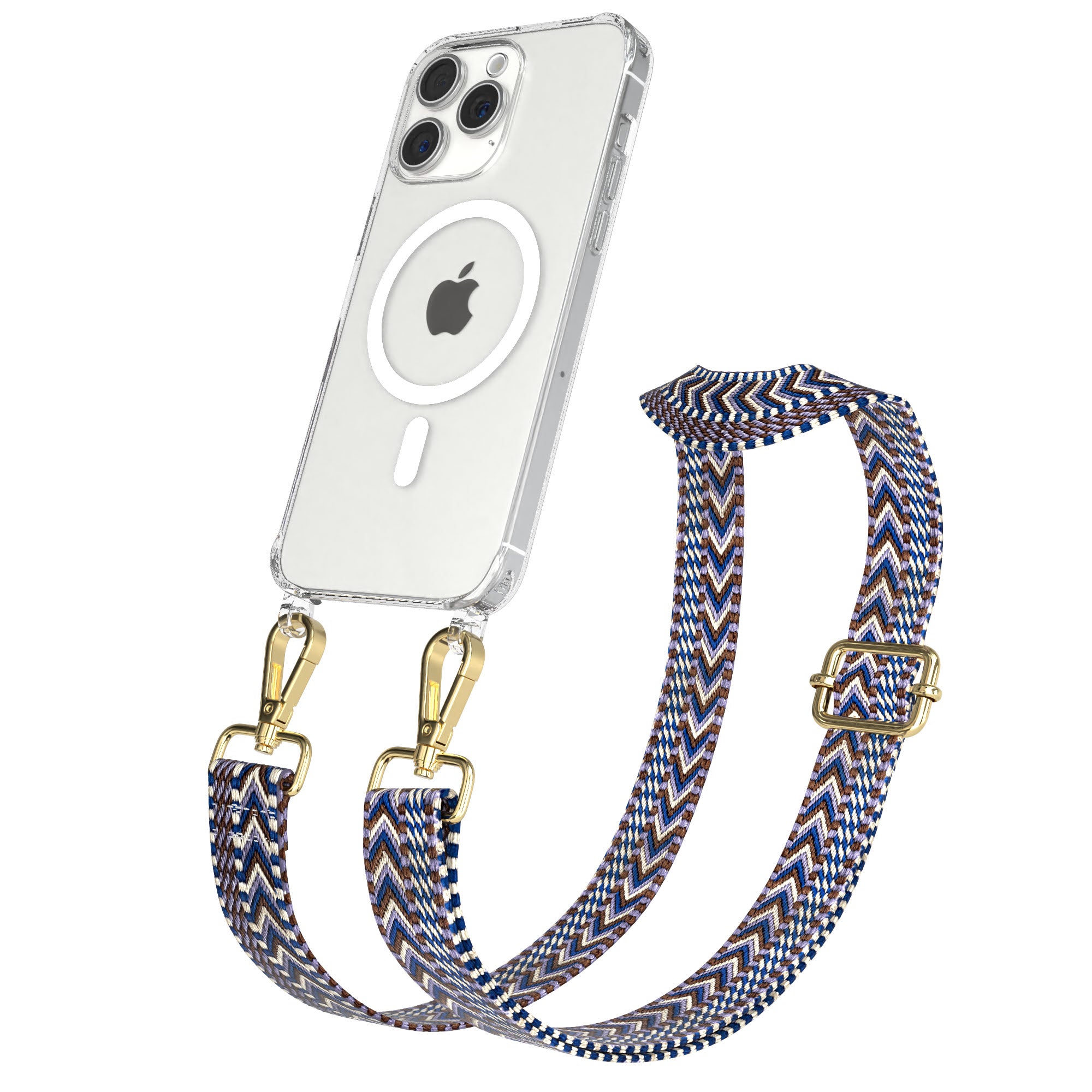 iPhone 15 Pro Max Handykette MagSafe mit Boho Band verstellbar 