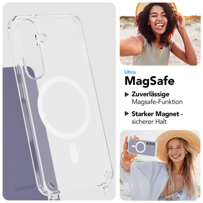 Samsung Galaxy S24 Handykette MagSafe mit verstellbarem Boho Band Set 