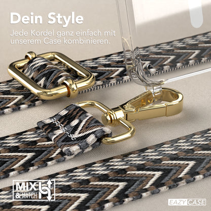 Samsung Galaxy S24 Handykette MagSafe mit verstellbarem Boho Band Set 