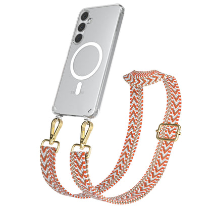Samsung Galaxy S24 Plus Handykette MagSafe Boho Band verstellbar EAZY CASE 