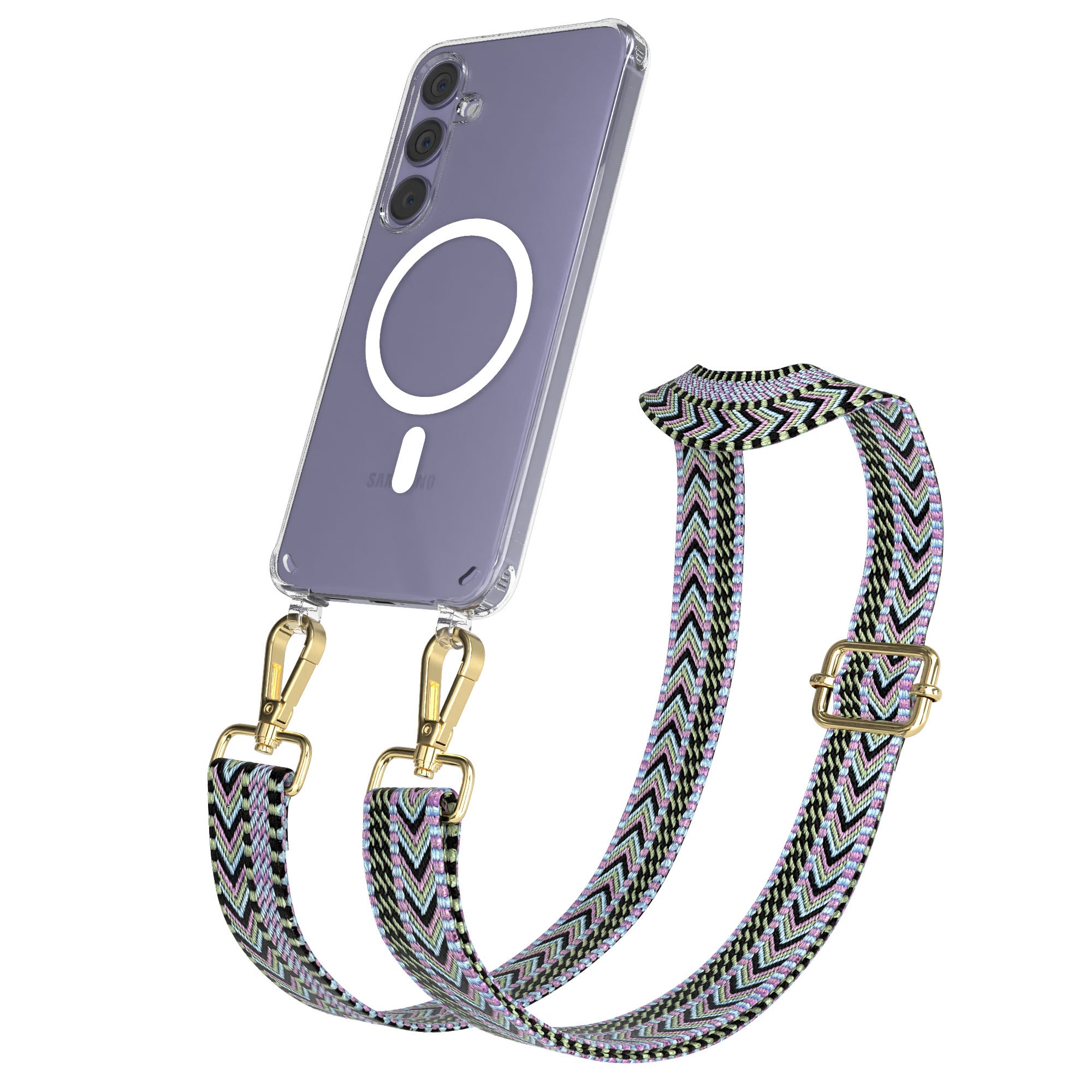 Samsung Galaxy S24 Plus Handykette MagSafe Boho Band verstellbar EAZY CASE 