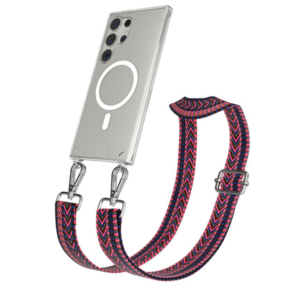 Samsung Galaxy S24 Ultra Handykette mit MagSafe Halterung und Boho Band 
