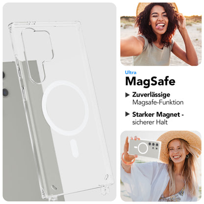 Samsung Galaxy S24 Ultra Handykette mit MagSafe Halterung und Boho Band 