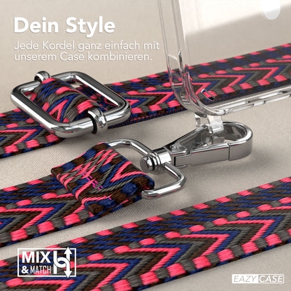 iPhone 16 MagSafe Handykette mit verstellbarem Boho Trageriemen von EAZY CASE 