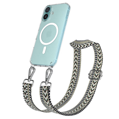 iPhone 16 MagSafe Handykette mit verstellbarem Boho Trageriemen von EAZY CASE 