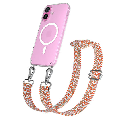 iPhone 16 MagSafe Handykette mit verstellbarem Boho Trageriemen von EAZY CASE 