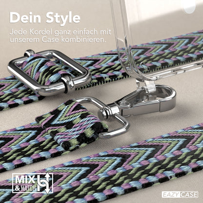 iPhone 16 MagSafe Handykette mit verstellbarem Boho Trageriemen von EAZY CASE 
