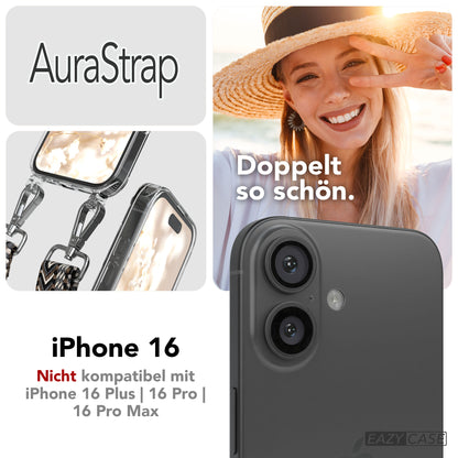 iPhone 16 MagSafe Handykette mit verstellbarem Boho Trageriemen von EAZY CASE 