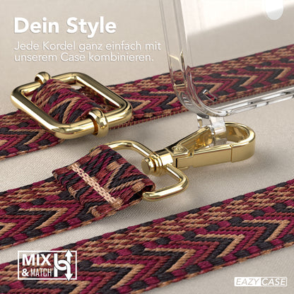 iPhone 16 MagSafe Handykette mit verstellbarem Boho Trageriemen von EAZY CASE 