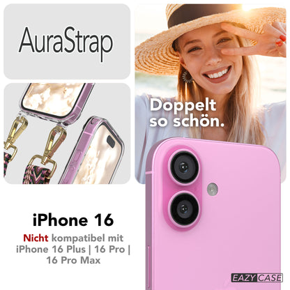 iPhone 16 MagSafe Handykette mit verstellbarem Boho Trageriemen von EAZY CASE 