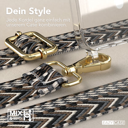 iPhone 16 MagSafe Handykette mit verstellbarem Boho Trageriemen von EAZY CASE 