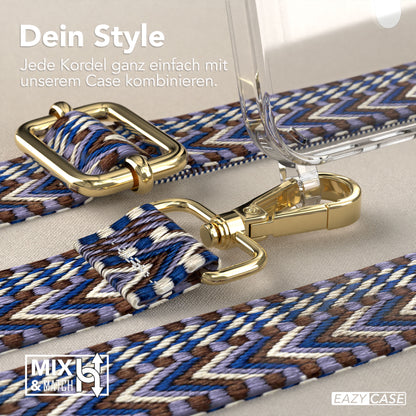 iPhone 16 MagSafe Handykette mit verstellbarem Boho Trageriemen von EAZY CASE 