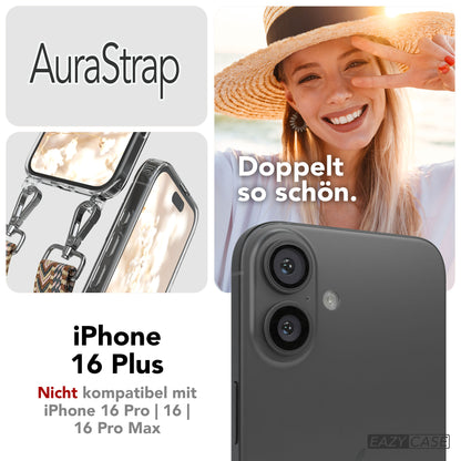iPhone 16 Plus MagSafe Handykette mit Boho Band Set EAZY CASE 