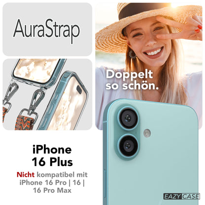 iPhone 16 Plus MagSafe Handykette mit Boho Band Set EAZY CASE 