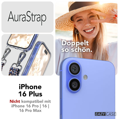 iPhone 16 Plus MagSafe Handykette mit Boho Band Set EAZY CASE 