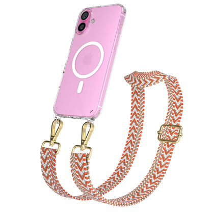 iPhone 16 Plus MagSafe Handykette mit Boho Band Set EAZY CASE 