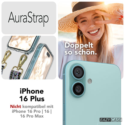 iPhone 16 Plus MagSafe Handykette mit Boho Band Set EAZY CASE 