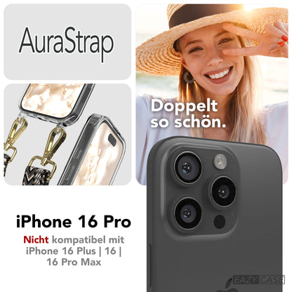 iPhone 16 Pro MagSafe Handykette mit Boho Band verstellbar 