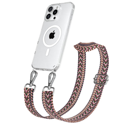 iPhone 16 Pro Max Handykette mit MagSafe Boho Band verstellbar 