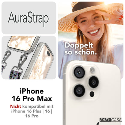 iPhone 16 Pro Max Handykette mit MagSafe Boho Band verstellbar 