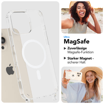 iPhone 16 Pro Max Handykette mit MagSafe Boho Band verstellbar 