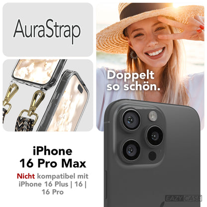 iPhone 16 Pro Max Handykette mit MagSafe Boho Band verstellbar 