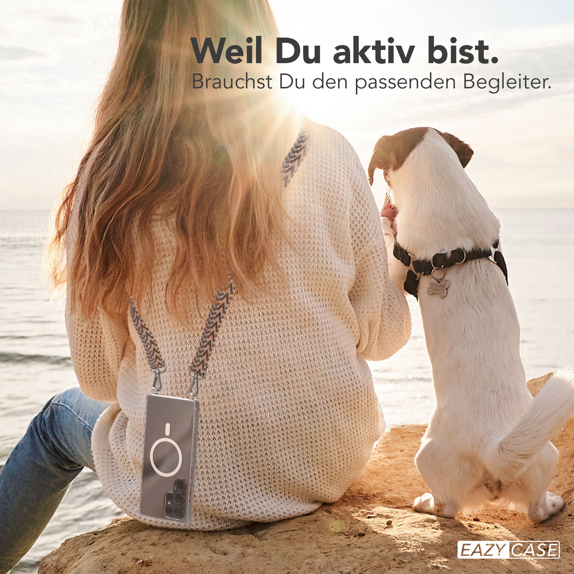 Samsung Galaxy S25 Ultra Handykette MagSafe mit verstellbarem Boho Band 