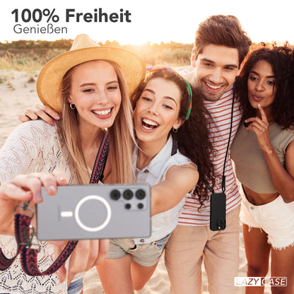Samsung Galaxy S25 Ultra Handykette MagSafe mit verstellbarem Boho Band 