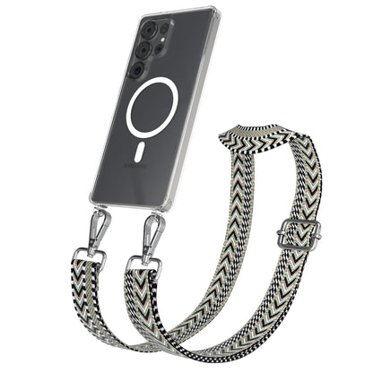 Samsung Galaxy S25 Ultra Handykette MagSafe mit verstellbarem Boho Band 