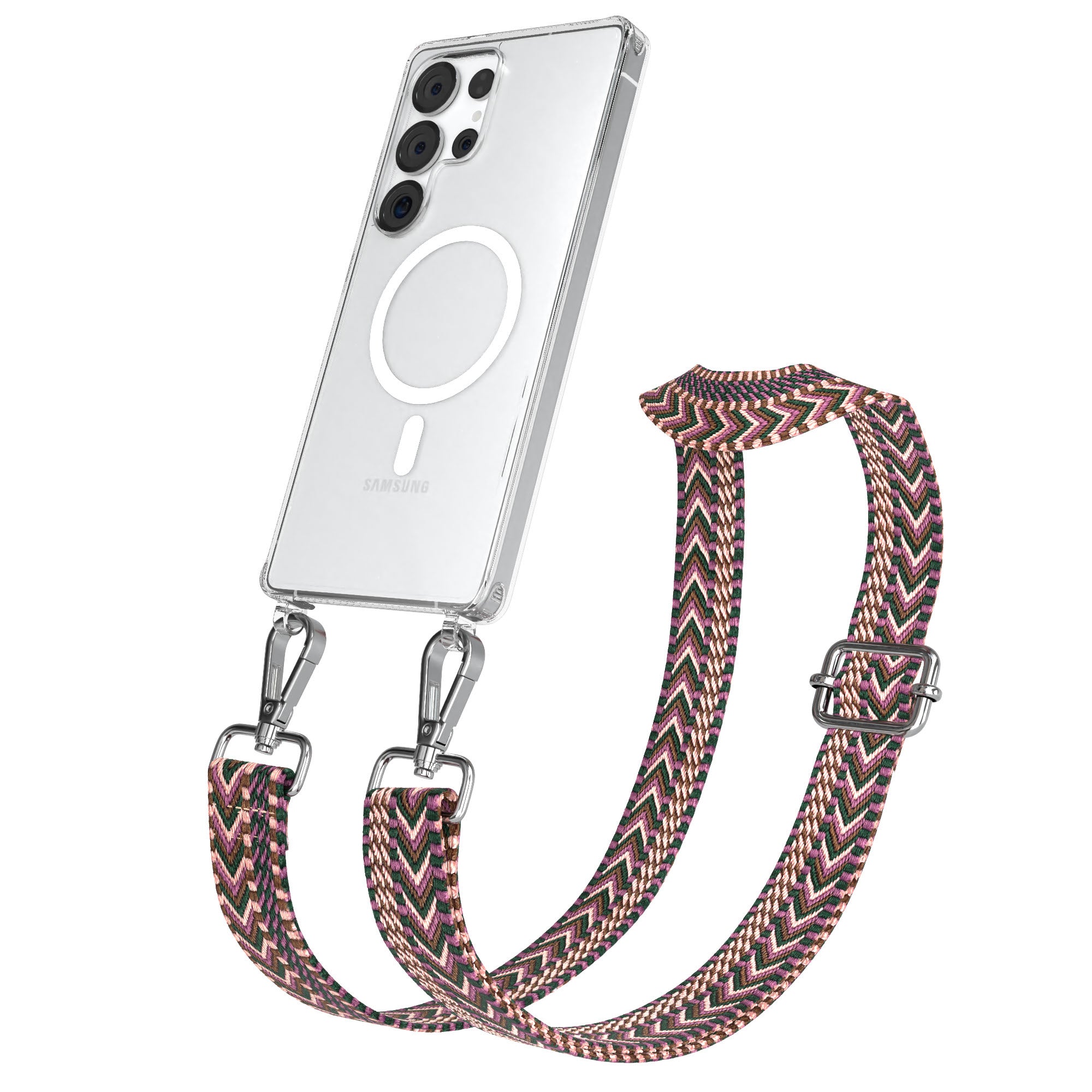 Samsung Galaxy S25 Ultra Handykette MagSafe mit verstellbarem Boho Band 