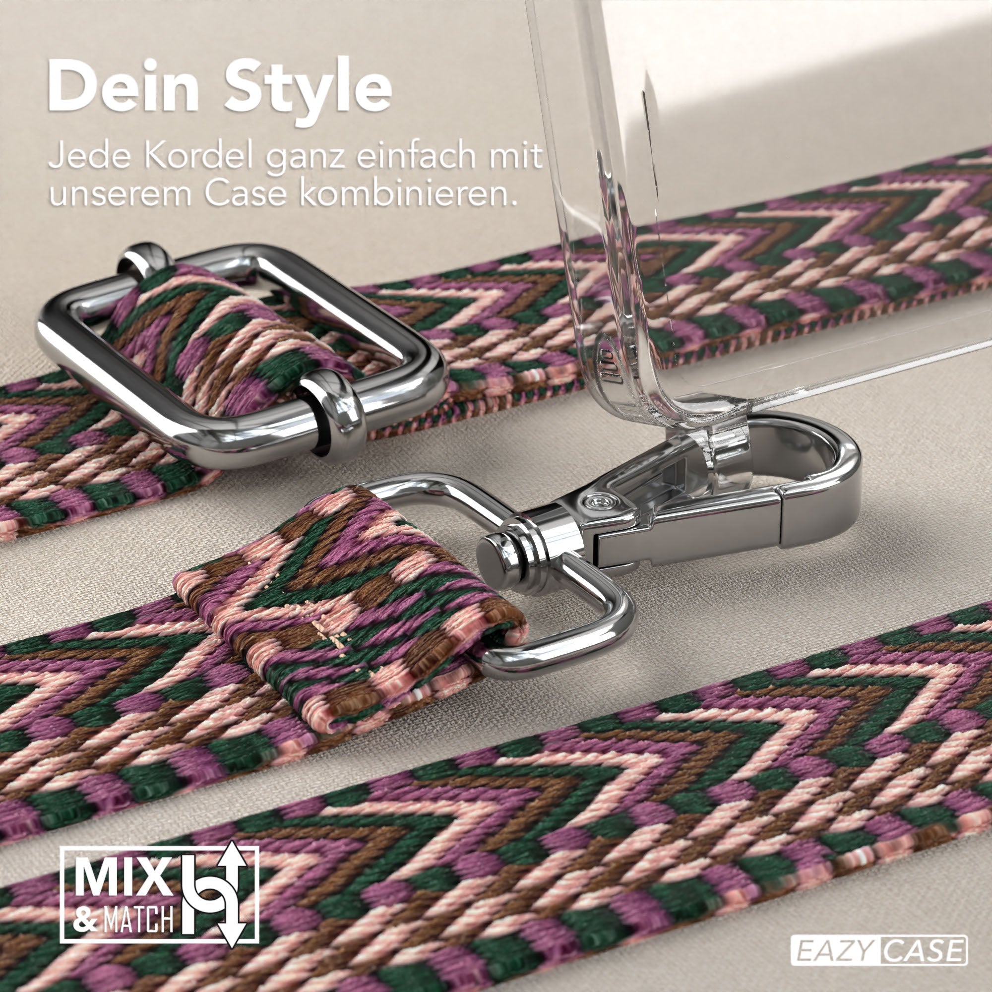 Samsung Galaxy S25 Ultra Handykette MagSafe mit verstellbarem Boho Band 