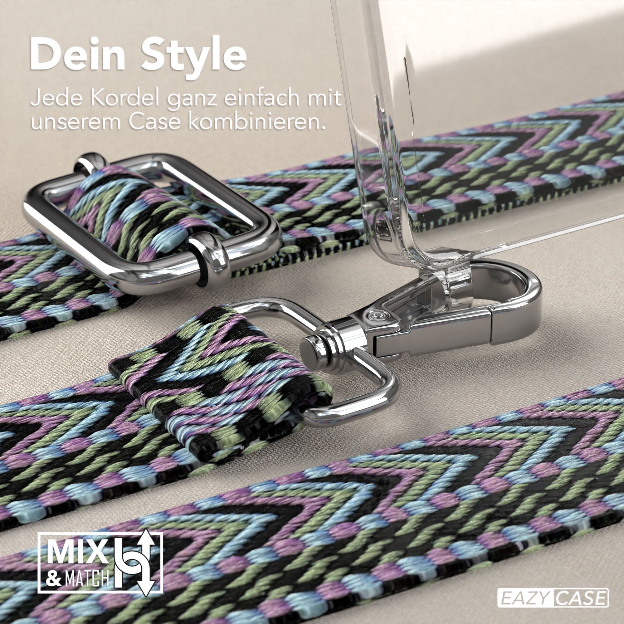 Samsung Galaxy S25 Ultra Handykette MagSafe mit verstellbarem Boho Band 